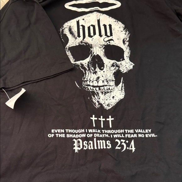 Men’s Holy Black T-Shirt size 5x - Picture 3 of 3